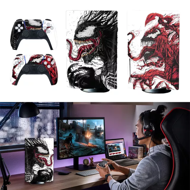 Für PlayStation5 Aufkleber Venom Disk Edition, PS5 Aufkleber, Sticker DHL 3