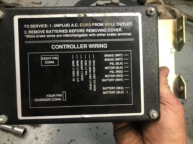 Placa De Cableado Controlador De Scooter De Movilidad Amigo 24V Para Piezas Sin Probar