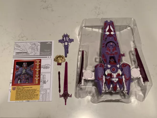 Transformers Botcon 2007 Alpha Trion Exclusive Cybertron Beta Maxx Complete