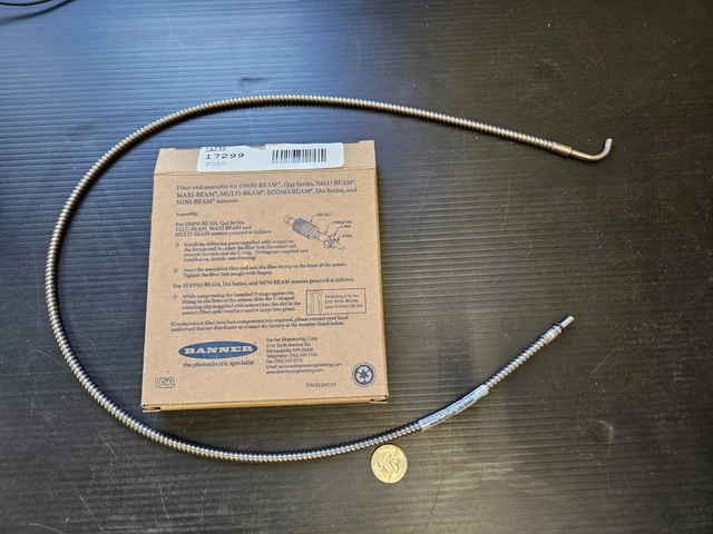 Banner Fiberoptic Sensor, IA23S, NEW IN BOX
