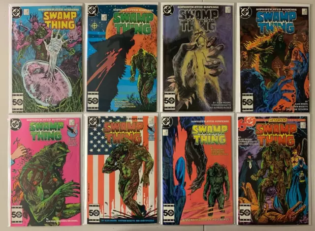 Swamp Thing lot #1-75 + 2 Annuals DC 2nd Series 6.0 FN 38 diff books (1982-'88) 2