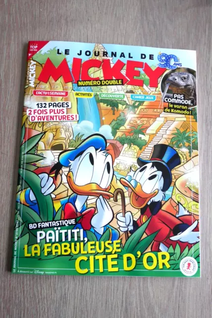 Le Journal De Mickey  N° 3746  Du  3 Avril  2024 /  La Fabuleuse Cite D'or