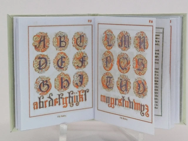 Libro In Miniatura Scala 1:12 Per Casa Delle Bambole – Farfalle Inglesi Ed Europee, 1895 – Fatto A Mano UK