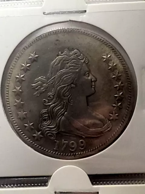 USA, United States 1799, USA Flowing Hair  DOLLAR, ungeprüft
