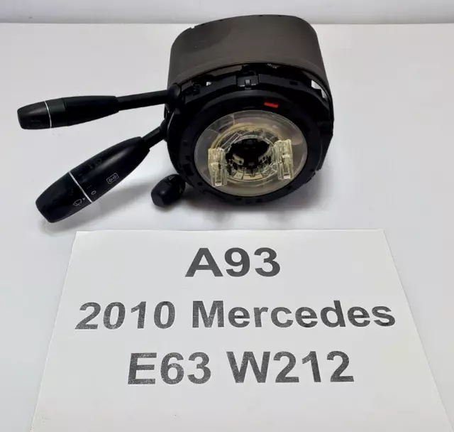 ✅ 10-13 OEM Mercedes W212 E63 AMG Steering Column Combination Switch W/ Trim