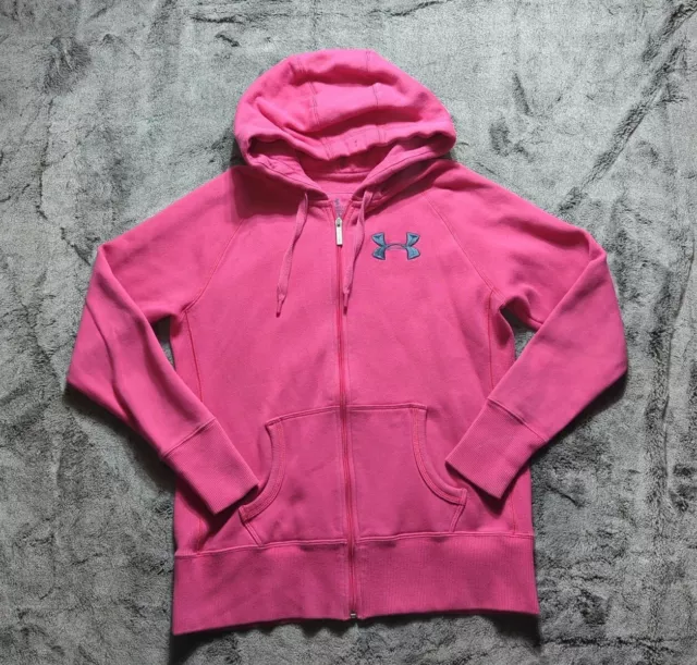 Under Armour Storm Full Zip Hoodie Sweatshirt Women's Size Small Pink