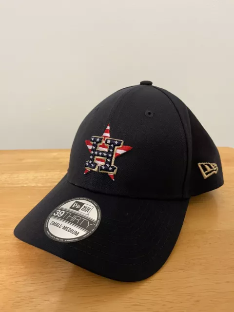 HOUSTON ASTROS NEW Era Stars & Stripes 39Thirty Cap Hat Mens Small ...