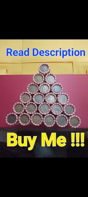 Sealed Wheat Penny Roll With Indian Head  Ender! MUST READ DESCRIPTION! PDS
