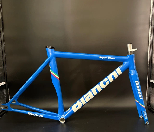 Blue Bianchi Track Frameset BIANCHI SUPER PISTA Frameset Blue 51cm