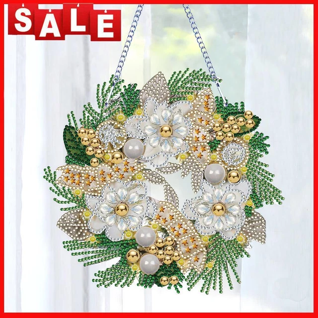 5D DIY Xmas Spot Drill Garland Christmas Diamond Art Painting Garland Kit
