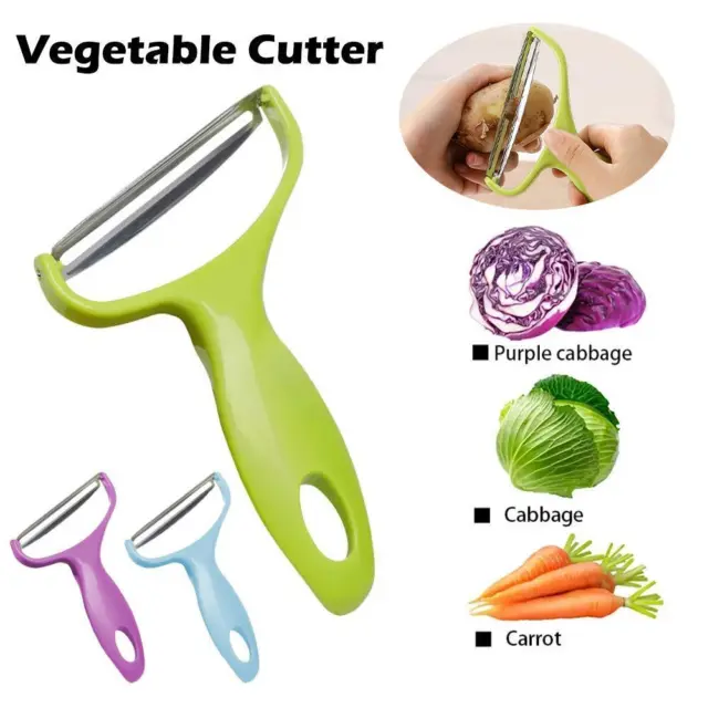 Vegetable Fruit Peeler Cabbage Grater Cutter Slicer Kitchen Tool Steel O5U2