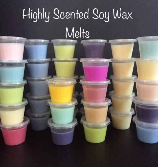 10 Pack Soy Wax Melt Pods  Mixed Bundle Highly Scented 40hr Burn Time Each