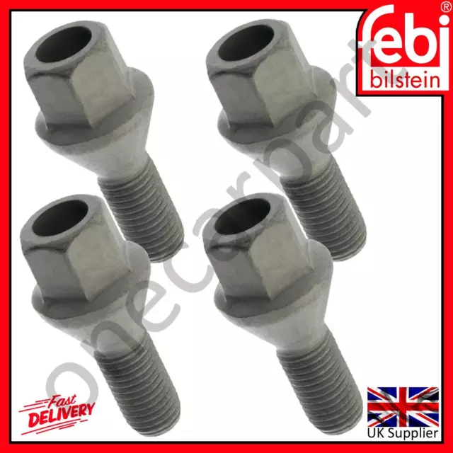 4 Alloy and Steel Wheel Bolts For Dacia Dokker Duster Lodgy Logan Sandero