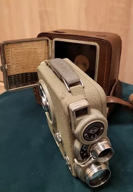 Eumig C3 Double 8mm Cine Film Camera - Fully Working With Original Leather Case