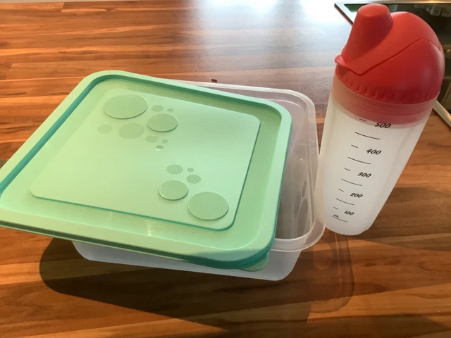 Shaker 500 ml und Dose  23x23x8 cm Neu