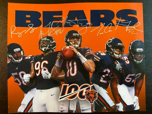 Chicago Bears Photo Reprint 2020 Team 52 Khalil Mack 10 Trubinsky Christmas