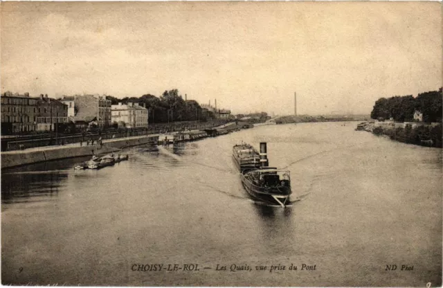 CPA Chiosy-le-Roi Les Quais vue prise du Pont FRANCE (1370095)