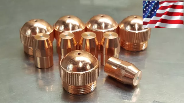 10pc x 19918 Electrode + 19915 Nozzle 40A - ESAB® PT-27A Plasma Cutter *US SHIP*