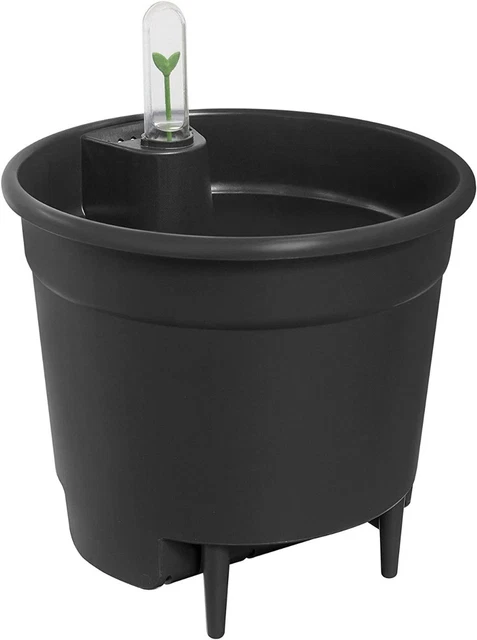 Plastkon Vaso Sospeso Con Autoirrigazione Marina - Diametro 30 Cm, Colore Terracotta/Marrone