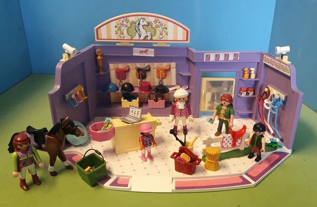 PLAYMOBIL BASE BOUTIQUE D EQUITATION Horse Tack Shop 9401