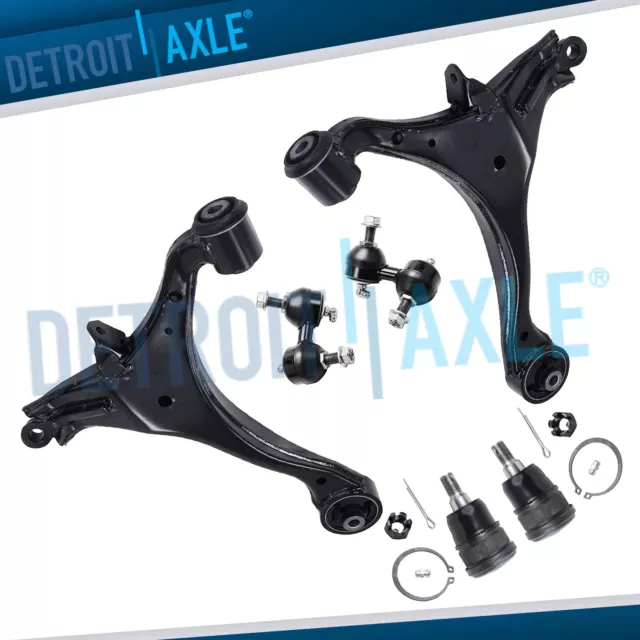 Front Lower Control Arms Ball Joints Sway Bar for 2001-2005 Honda Civic Acura EL