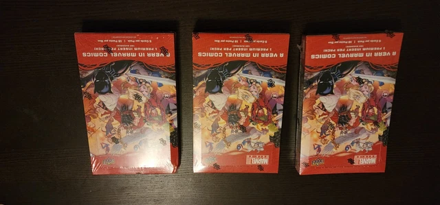 3 Upper Deck 2020 Marvel Annual Hobby Box Non-Sport Trading Card