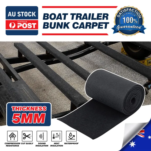 Boat Trailer Bunk Carpet - 4m x 30cm Outdoor Polyester Marine Bunk Carpet