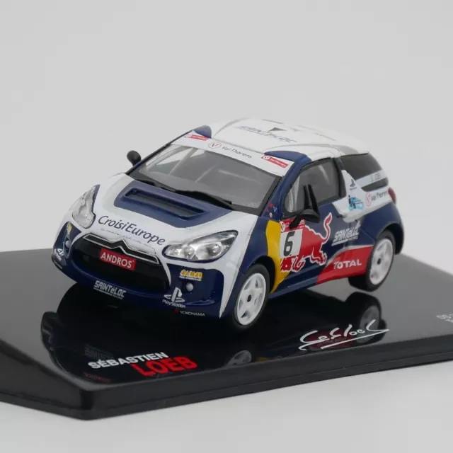 Ixo 1:43 Citroen DS 3 WRC 2014 Loeb modelo de coche diecast vehículo de juguete de metal