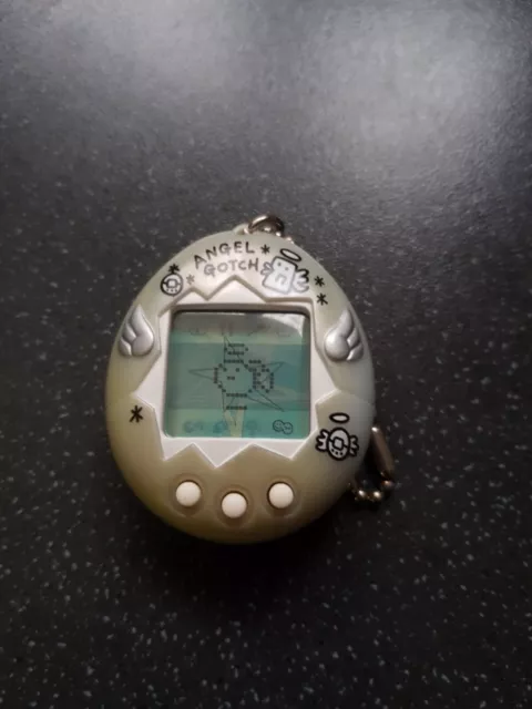 Tamagotchi Angel Japanese version - Original Bandai 1997 - silver