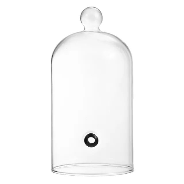 Tapa de pan cúpula de campana de vidrio cubierta de alimentos fumador de cócteles