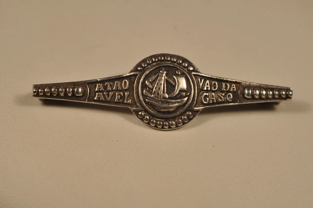 Broche Ancien Argent Massif Bijou Breton Antique Solid Silver Brooch