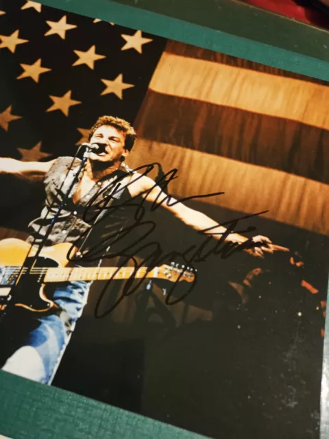 Bruce Springsteen Hand Signed Colour Photo 8"x10"