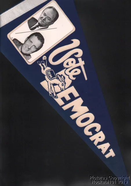 1968 Humphrey Mondale Election Campaign Pennant