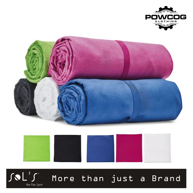 SOL'S MICROFIBRE QUICK DRY TOWEL Travel Micro Fibre Bath Camping Sports Gym Yoga