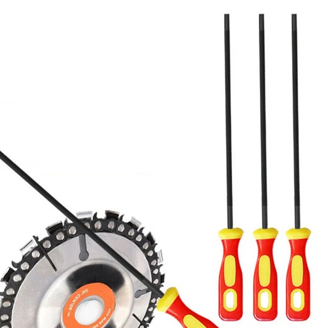 Chainsaw File Sharpener 28.5cm 4.0mm 4.8mm Chain File High Carbon Steel