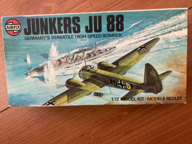 AIRFIX 1/72 JUNKERS JU-88 Bombardier Allemand World War II