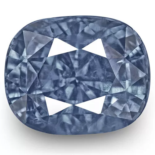 GIA IGI Certified KASHMIR Blue Sapphire 5.63 Cts Natural Untreated Cushion