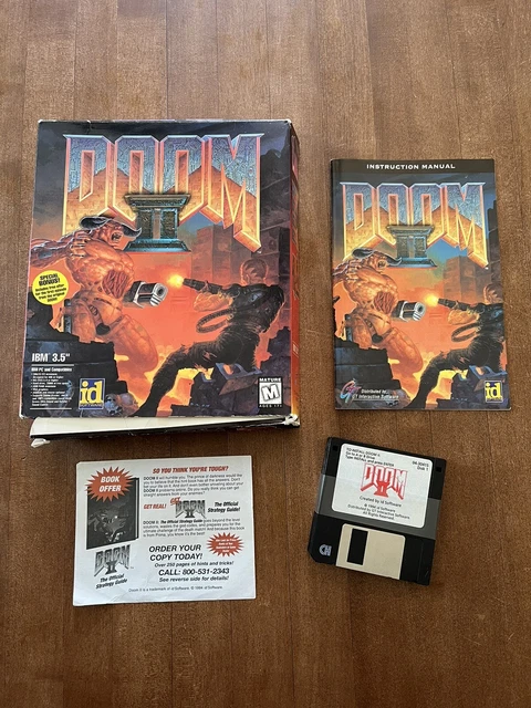 DOOM II 2 APPLE MACINTOSH COMPUTER JAPAN IMPORT COMPLETE IN BOX