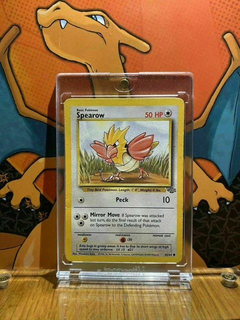 Spearow Jungle VG, 62/64 Pokemon Card.