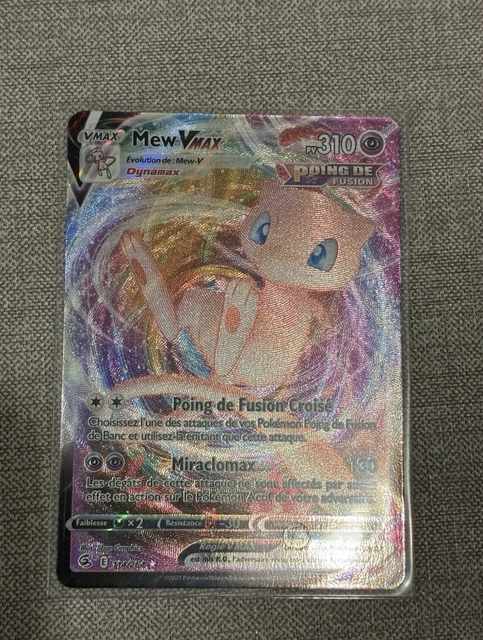 Cartes Pokmon Mew V & Vmax - Fusion Strike 113/264 & 114/264, Lot De Cartes