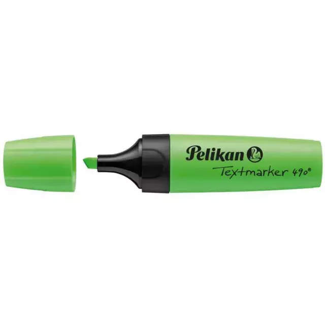 [Ref:814096-6] PELIKAN Lot de 6 Surligneurs Textmarker 490 Pte biseautée 1 - 5 2