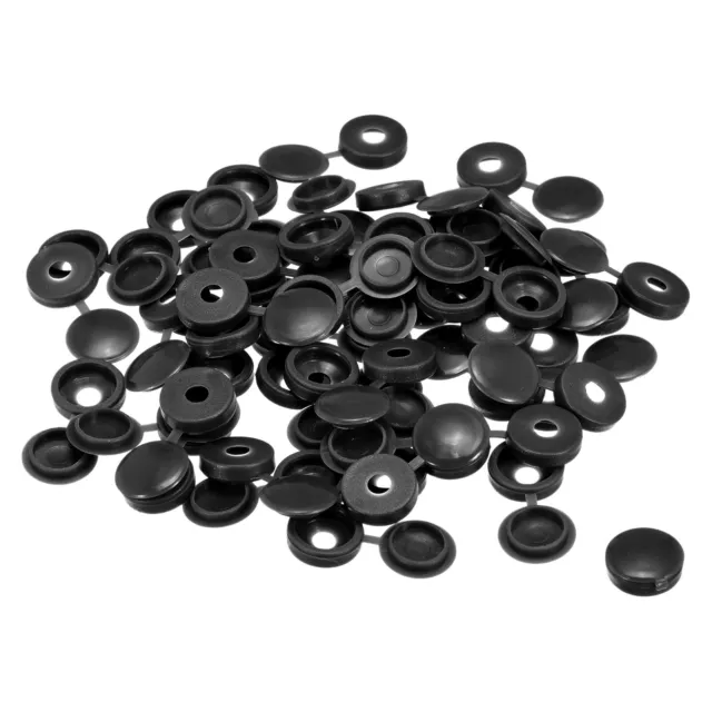 150Pz 4mm Cerniera Vite Copertura Cappucci per M2 M3 M4 Viti, Nero