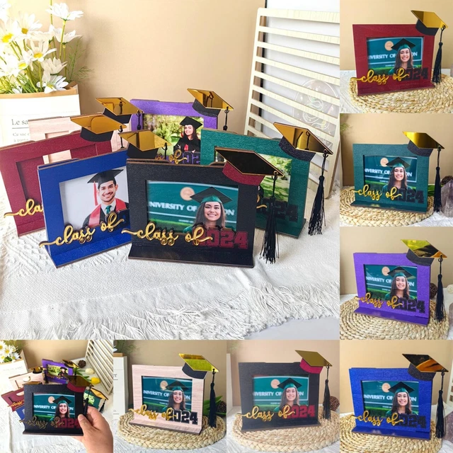 GRADUATION GIFT 2024 DIY Wooden Photo FrameS Graduation Photo FrameS