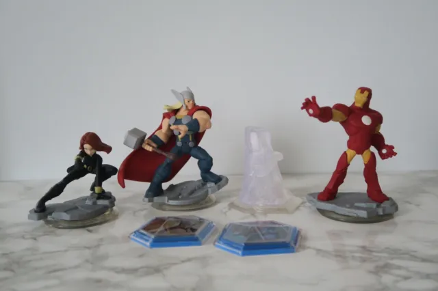 Disney Infinity Marvel Bundle Avengers 2.0 Black Widow Thor Iron Man
