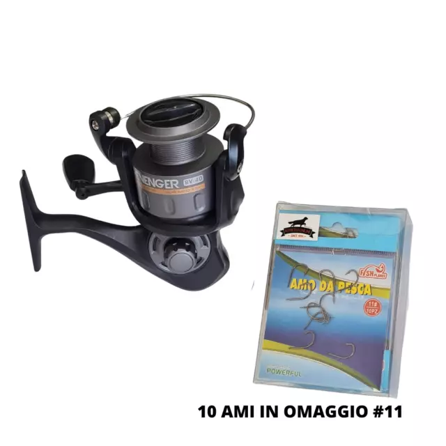 Mulinello RV40 Okuma Professionale frizione anteriore per canna da pesca Totani