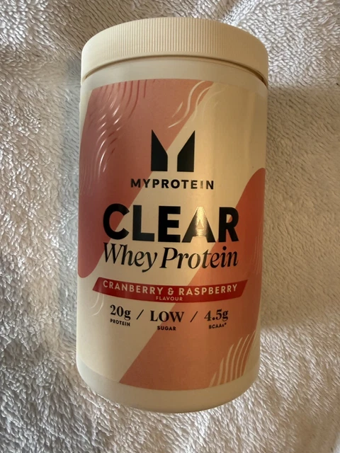MYPROTEIN CLEAR WHEY Protein Cranberry & Raspberry Flavour 500g - New £ ...