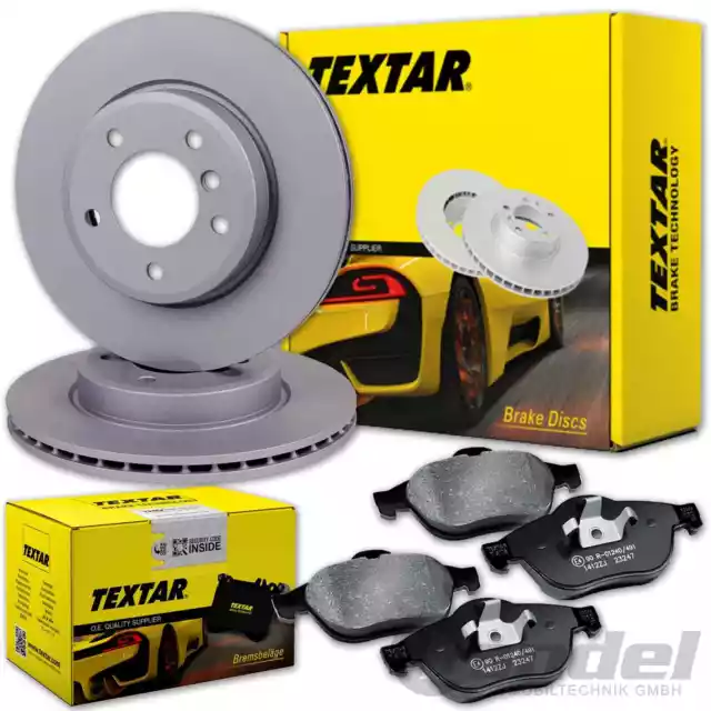 TEXTAR BREMSSCHEIBEN 332mm + BELÄGE HINTEN passend für MITSUBISHI PAJERO IV 4