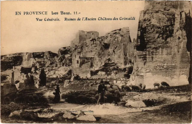 CPA LES BAUX-de-PROVENCE Vue Generale - Ruines de l'Ancien Chateau (1291087)