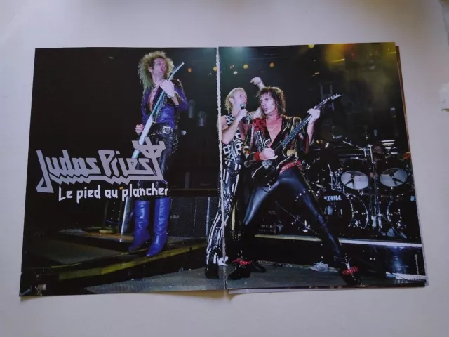 Judas Priest Rob Halford KK Downing Glenn Tipton Immolation clippings France