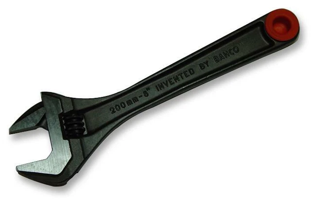 BAHCO 20.3cm Clé Réglable, Mâchoire Ouverture Max 27MM, Longueur 208MM, Le Pour